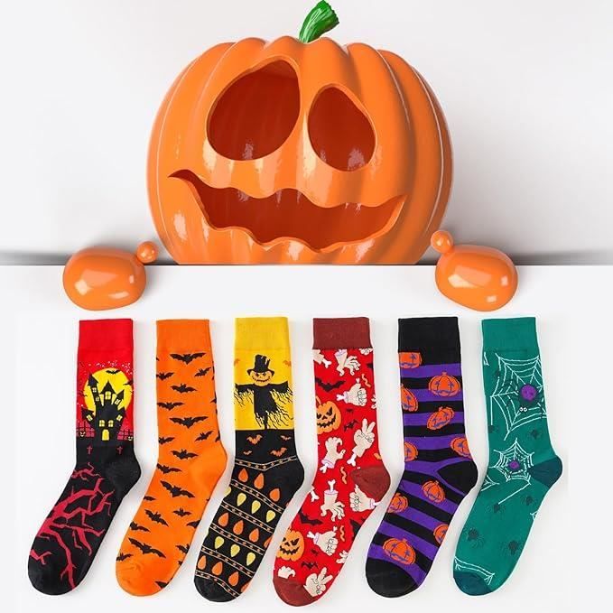 Lot De 6 Paires De Chaussettes Fun Comius Sharp - Coton Coloré Pour Homme Et Femme, Sport Et Décontracté