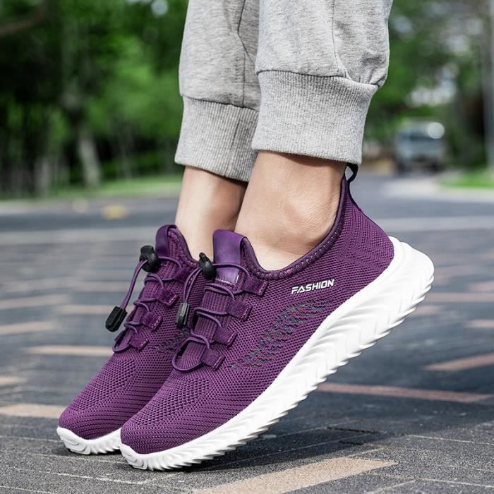 Basket outlet femme violette