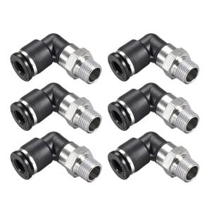 Raccord Pneumatique Coudé Pour Tube 6MM OD 3/8P | Utilisation Auto Et Industrielle | Neuf Sous Emballage