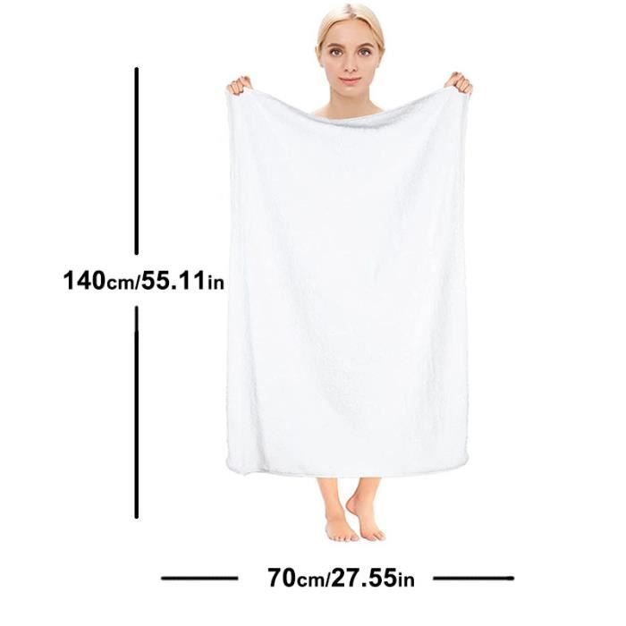 Serviette De Bain Polaire Rayures Corail - Absorption Rapide Et Douceur Exceptionnelle