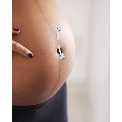 piercing grossesse nombril piercing nombril grossesse en plastique piercing  femme enceinte piercing pour femme enceinte 14g 2[A188]