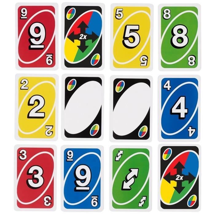 UNO EXTRÊME Jeu de cartes - 2 à 10 joueurs - 7 ans et +