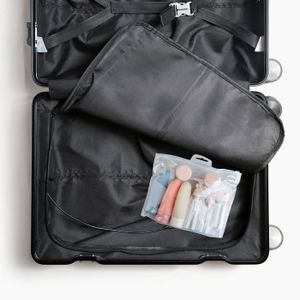 Trousse De Toilette Transparente TSA Taille L - Sac Voyage Aéroport - Trousse Cosmétique Imperméable