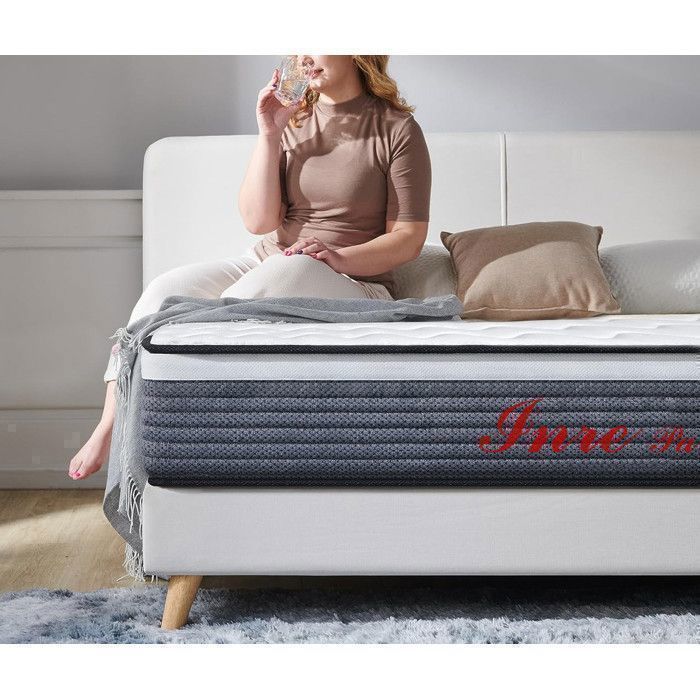Matelas Bellavista Home 140x190 Cm – Viscoélastique Réversible – 20 Cm épaisseur