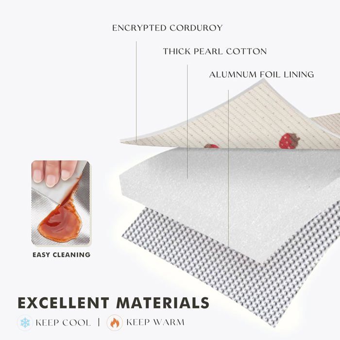 Sac Repas Sac À Lunch Isolée En Aluminium Sacs À Déjeuner Isotherme Réutilisable 25 X 14 X 22cm Sacs De Déjeuner Pliable Étanche Pour Le Travail Bureau L'école Le Pique-nique Les Voyages Picnic