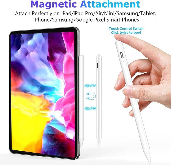 20 Stylet Tablette Pour Charge Rapide De 5 à 10 Minutes, Reject De