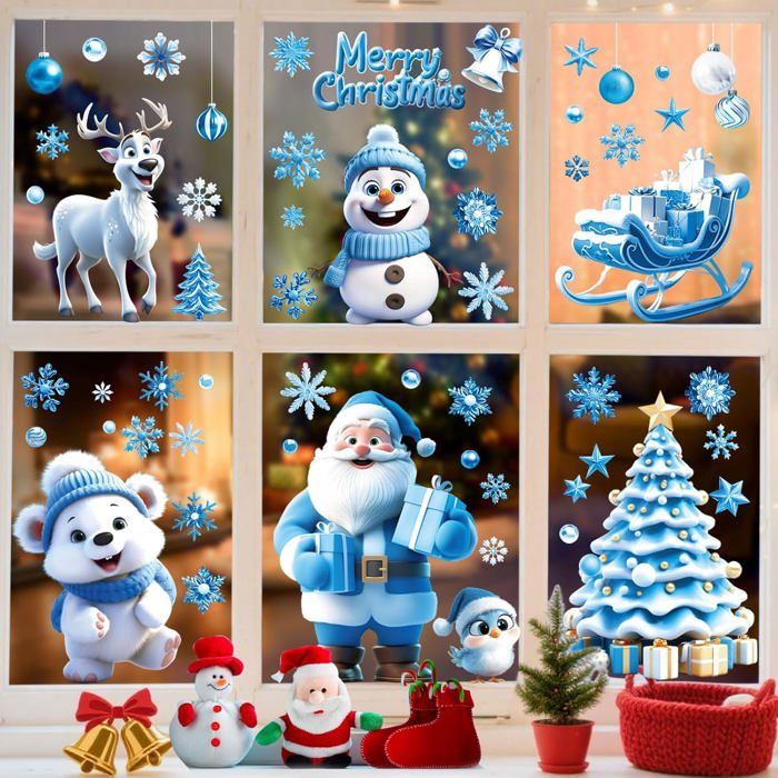 Lot De 1 000 Autocollants De Noël Pour Enfants, Motif