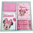 Coffret Cadeau Bébé Disney Fille Minnie Rose et Blanc 4 pièces de la naissance à 6 mois-0