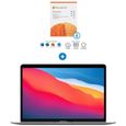 Apple - 13,3" MacBook Air (2020) - Puce Apple M1 - 8Go - 256Go - Gris + Microsoft 365 Personnel à télécharger - Abonnement 1 an-0