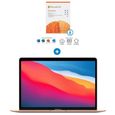 Apple - 13,3" MacBook Air (2020) - Puce Apple M1 - 8Go - 256Go - Or + Microsoft 365 Personnel à télécharger - Abonnement 1 an-0