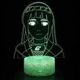 Enfant 3D colorée LED télécommande tactile cadeau de Noël créatif lampe de table 7 Couleurs - Les dessins animés #15-0