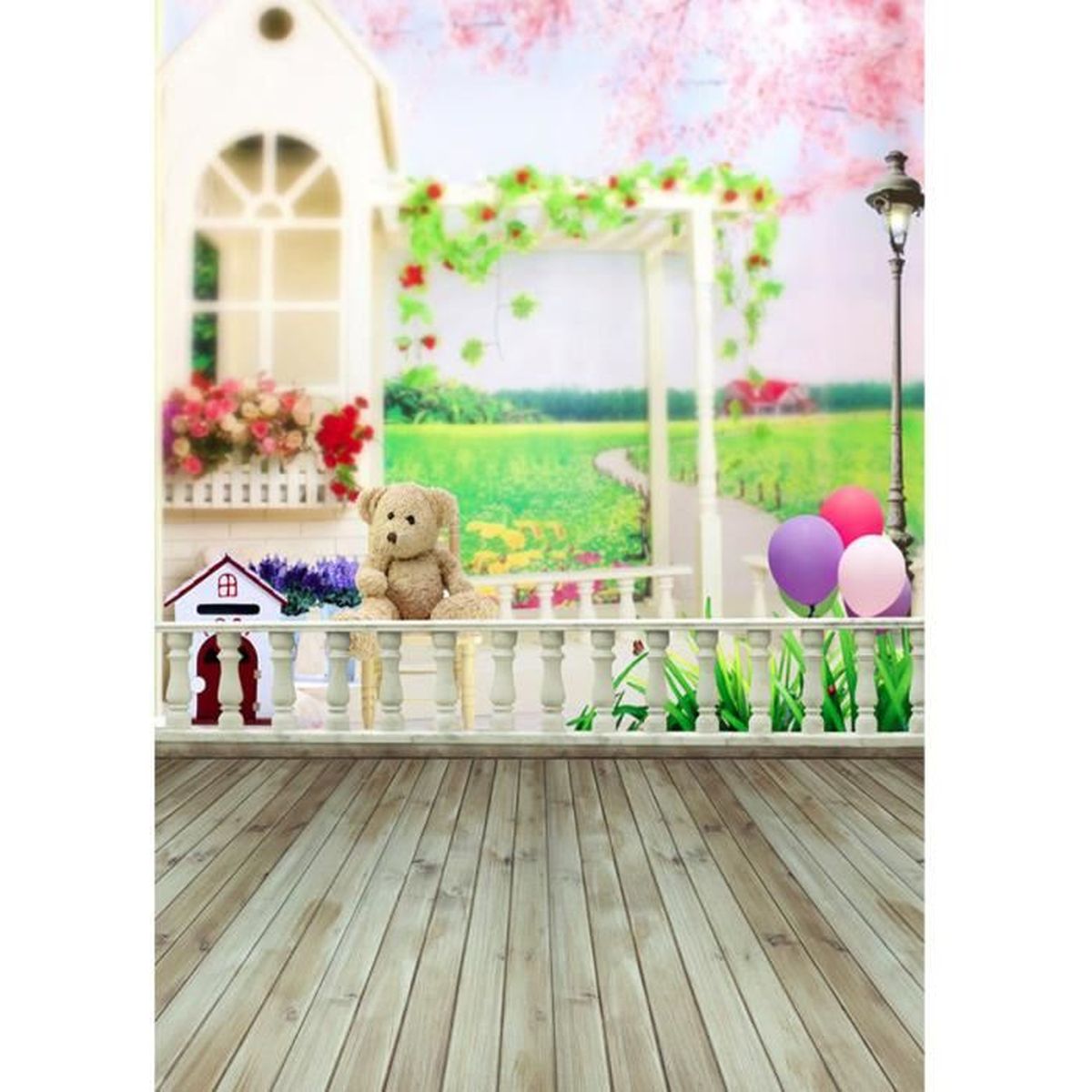 Toile De Fond Photo Enfants 2,1x1,5 M - Motif Lune étoiles Dorées Sur Gris/blanc - Pour Nouveau-né, Anniversaire - Vinyle, Sans Support