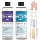 Creatorally Kit époxy Crystal Drip 500ml (250ml de résine époxy + 250ml de durcisseur)