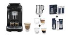 DELONGHI Machine à café avec broyeur - Magnifica Evo - 1,8L + 2 tasses + 2 verres + Pichet à lait + Filtre à eau + Détartrant