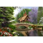 Puzzle paysage et nature - CASTORLAND - Chalet près du fleuve - 1000 pièces - Adulte