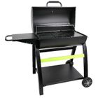 COOK'IN GARDEN Barbecue charbon de bois TONINO 70 - L 123 x l 74 x H 104,5cm - Surface de cuisson : L 68 x l 41,5cm - Noir