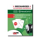 Lot de 10 recharges Hexacatch - MASTER TRAP - Anti-moustique, limite la reproduction des moustiques, 10 papiers adhésifs