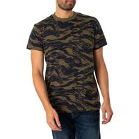 T-Shirt Camouflage Tigre - G-Star RAW - Homme - Vert