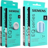 Kit d'entretien Siemens EQ.series avec tablettes détartrantes et nettoyantes TZ80002 et TZ80001