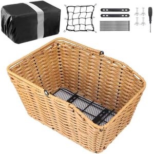 Panier Arrière de Vélo en Fer, Grande capacité, Résistant à la Rouille