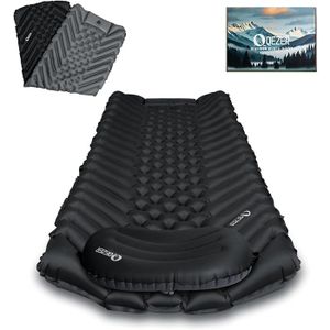 Matelas de camping double auto-gonflant avec oreiller intégré et pompe à pied - Chine Somnifères légers et tapis de couchage prix