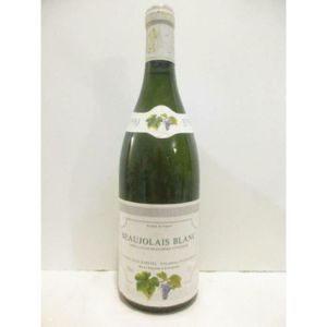 VIN BLANC beaujolais baritel blanc 1990 - beaujolais