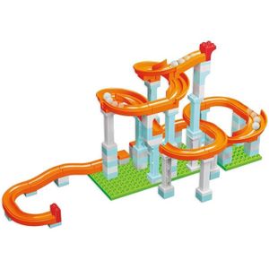 CIRCUIT DE BILLE Circuit de Billes - Simba Toys - 128 pièces - Pour Enfant à partir de 4 ans - Orange, vert et bleu