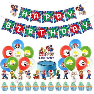 Decoration Anniversaire Mario Cdiscount