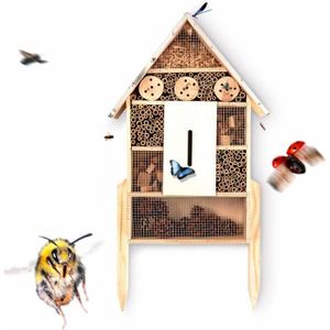 ACCESSOIRE ABRI ANIMAL Maison à insectes - Abri hôtel pour abeilles et in