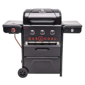 BARBECUE Barbecue gaz et charbon CHAR-BROIL Gas2Coal 330 Éd