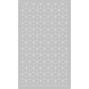 TAPIS Tapis Vinyle 6 | Gris | 100X100 Cm | Tapis Cuisine | Tapis De Salon Antidérapant Antifongique Ignifuge | Tapis Enfants | Tap[u19117]