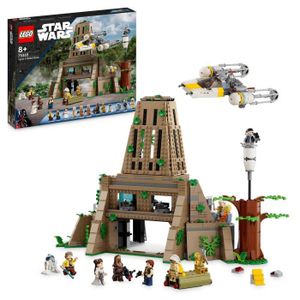 ASSEMBLAGE CONSTRUCTION LEGO® Star Wars 75365 La Base Rebelle de Yavin 4, Jouet avec 10 Minifigurines dont Luke Skywalker, la Princesse Leia