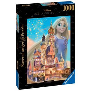 PUZZLE Ravensburger-PRINCESS-Puzzle 1000 pièces - Raiponce (Collection Château Disney Princ.)-4005556173365-A partir de 14 ans