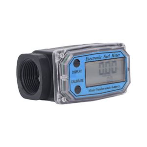 DÉBITMÈTRE Tbest Electronic Fuelmeter, High Accuracy Meter with Lithium Battery for Gas Stations for bricolage plomberie Bleu