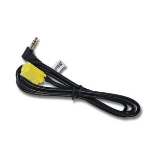 Qiilu 6 Pin Cable auxiliaire prise audio autoradio audio 3.5mm avec outils de d/émontage pour Alfa Romeo Fiat Grande Punto