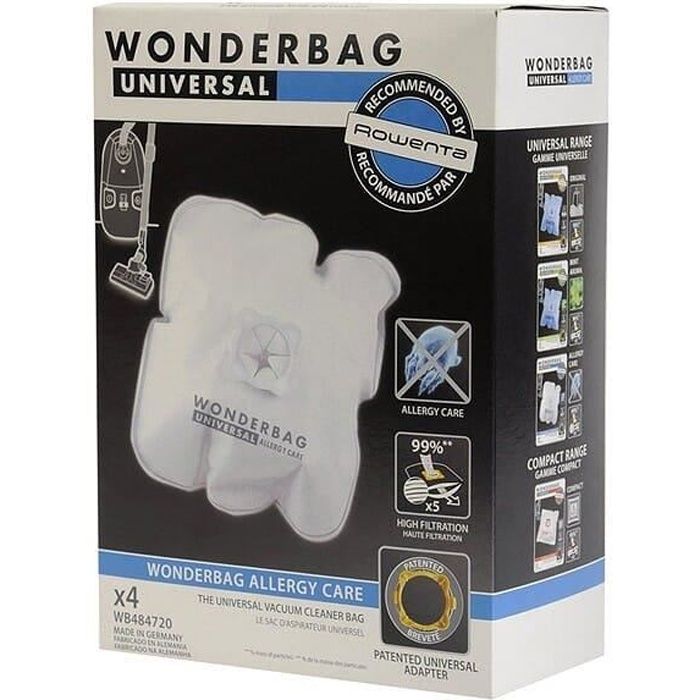 Sac aspirateur ROWENTA Wonderbag WB408120 x 10 - Accessoire aspirateur -  entretien sols BUT