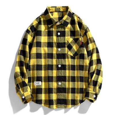 Chemise Homme Daniel Cremieux – Taille XL – Carreaux Jaune/blanc/noir – 100% Coton