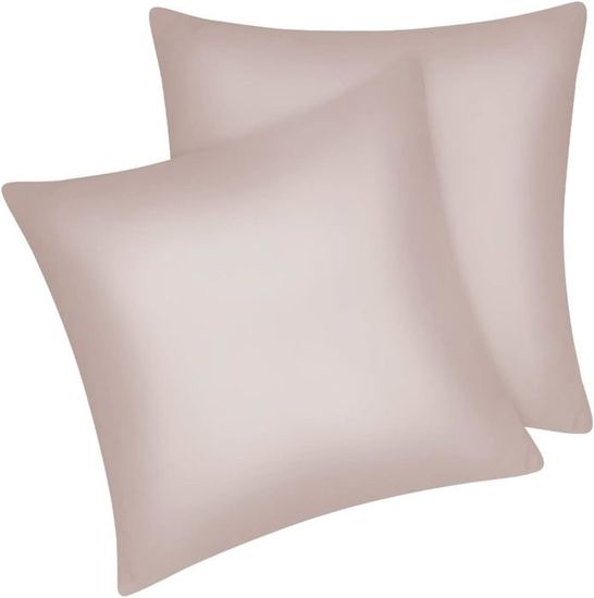 Lot De 2 Taies D'oreiller 45x45 Cm Motif Triangle Rayé - Polyester Doux Pour Canapé Ou Lit