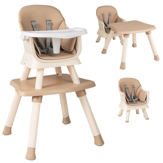 Chaise Haute Pour Poupée – Réglable, Pliable, Avec Plateau Et Ceinture – Jouet D’imitation Pour Bébé Dès 3 Ans