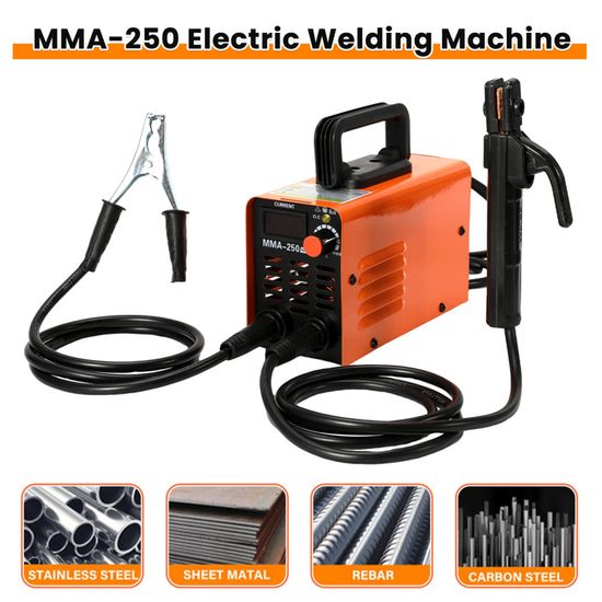 Poste à Souder Mini Portable Inverter MMA 250 | Technologie IGBT, Anti-Stick, Écran LED | VOBOR