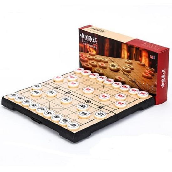 Jeu D’échecs Chinois En Bois De Hêtre – Xiangqi Traditionnel Pour S’initier Ou Jouer En Famille