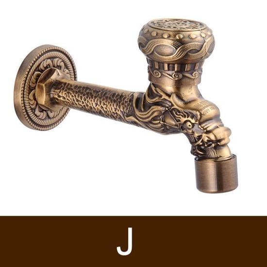 Wärmer System Robinet De Jardin Mural Extérieur Avec Clapet Anti-Retour Et Fixation Coudée - Poignée Papillon 1,27 Cm