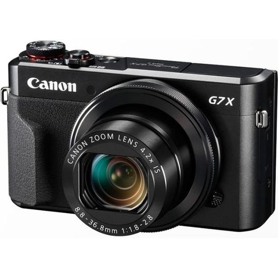 Appareil photo numérique compact CANON G7X MKII PowerShot 20 Mpx - Noir