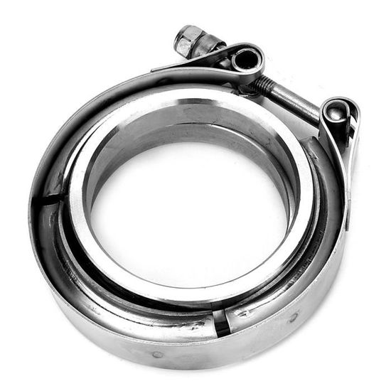 Collier De Serrage Échappement 42mm - Raccord Tuyau Double Pince Acier Inoxydable 95mm