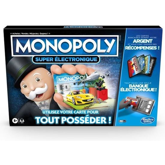 MONOPOLY - Electronique Ultimate Rewards - Jeu de société - Jeu de plateau - A partir de 8 ans - Version Française