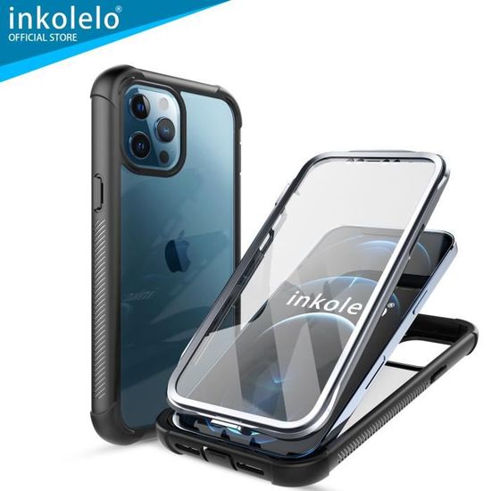 Inkolelo Coque Apple iPhone 13 Pro (6.1'') 360 Degrés Protection  Integrale,AntiRayure,Antichoc,Housse De Protection Avant et arrière -  Cdiscount Téléphonie