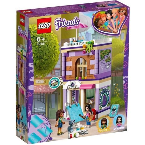 LEGO® Friends 41365 L'atelier d'artiste d'Emma - jeu de construction