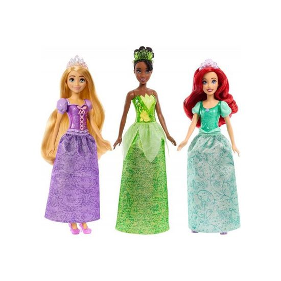 Coffret 3 Poup es Disney Ariel Tiana Raiponce 2 Accessoires Poupee 