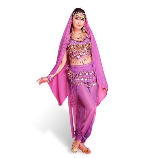 Ceinture Danse Du Ventre Femme – Tribal Ethnique, Polyester, Taille Unique (68x142 Cm) - 12
