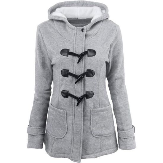 Manteau Polaire Femme Hiver – Veste Thermique Chaud Ski Running – Coupe Chic Décontractée